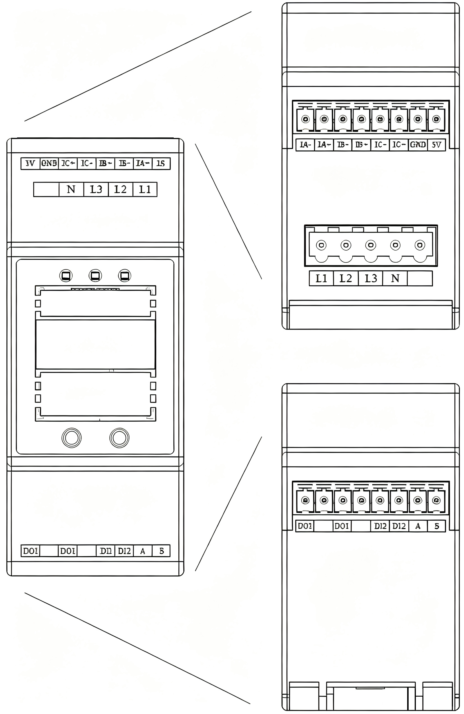 ESA Multi-Parameter Smart Meter Interface diagram